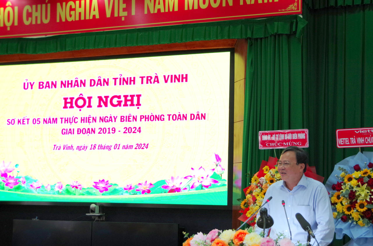 Trà Vinh: Nâng cao ý thức trách nhiệm của cán bộ, người dân trong thực hiện “Ngày Biên phòng toàn dân”