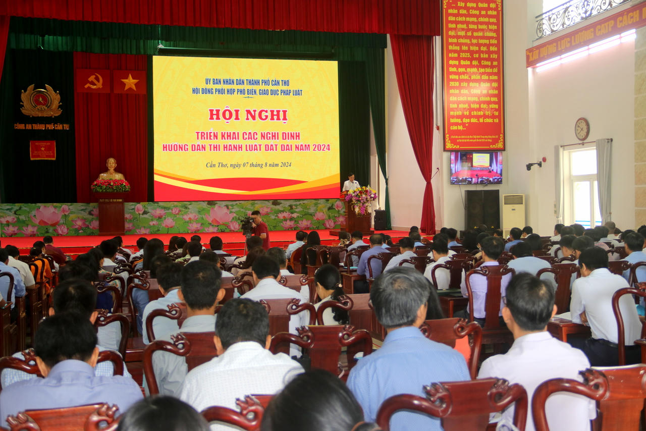 Cần Thơ triển khai các nghị định hướng dẫn thi hành Luật Đất đai 2024 