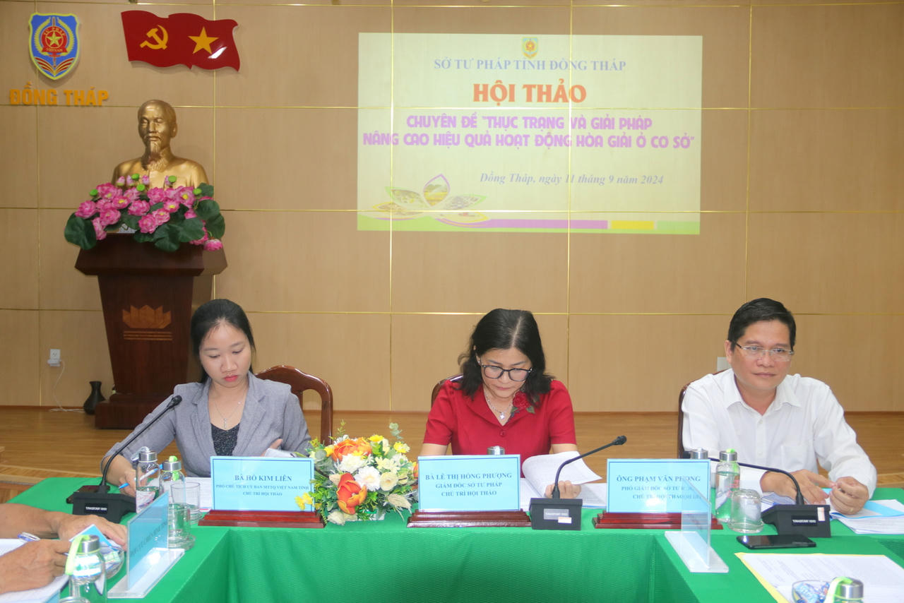 Đồng Tháp tìm giải pháp nâng cao hiệu quả hòa giải ở cơ sở 