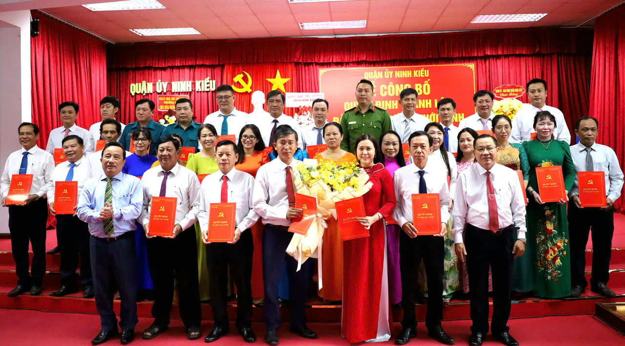 Sau sáp nhập, thành lập Đảng bộ mới tại quận Ninh Kiều, TP Cần Thơ