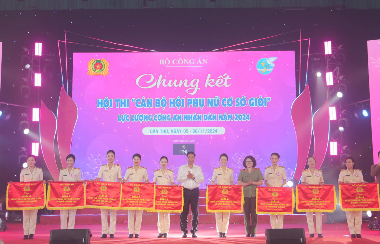 9 đơn vị đạt giải A Hội thi 'Cán bộ hội phụ nữ cơ sở giỏi' lực lượng CAND năm 2024 