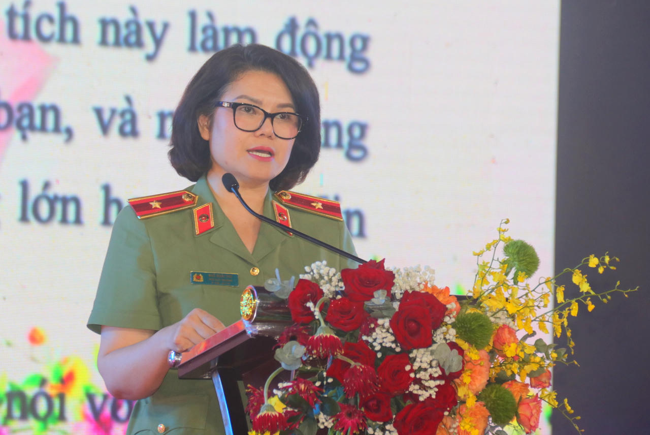 9 đơn vị đạt giải A Hội thi 'Cán bộ hội phụ nữ cơ sở giỏi' lực lượng CAND năm 2024 