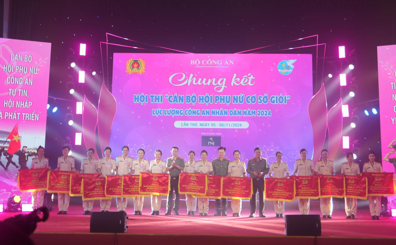 9 đơn vị đạt giải A Hội thi 'Cán bộ hội phụ nữ cơ sở giỏi' lực lượng CAND năm 2024 