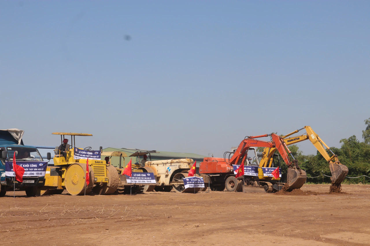 Khởi công nhà máy chế biến thuỷ sản gần 700 tỷ ở Đồng Tháp 