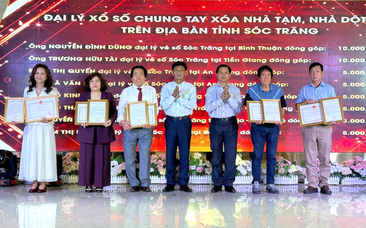 Xổ số kiến thiết Sóc Trăng dành gần 19 tỷ đồng thực hiện công tác an sinh xã hội năm 2024