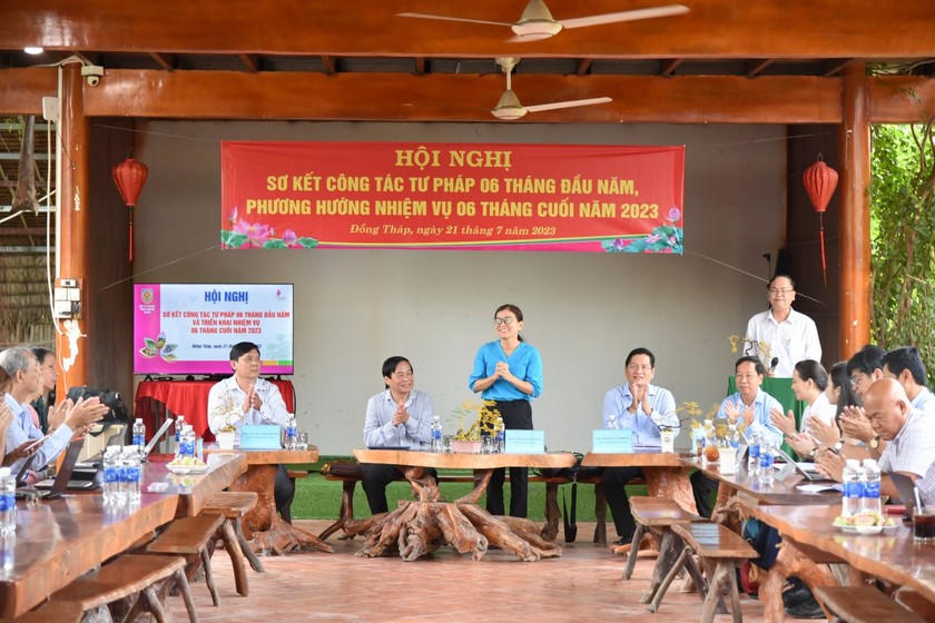 Đồng Tháp: Mô hình “Sơ kết công tác tư pháp tại cơ sở” phát huy hiệu quả tích cực