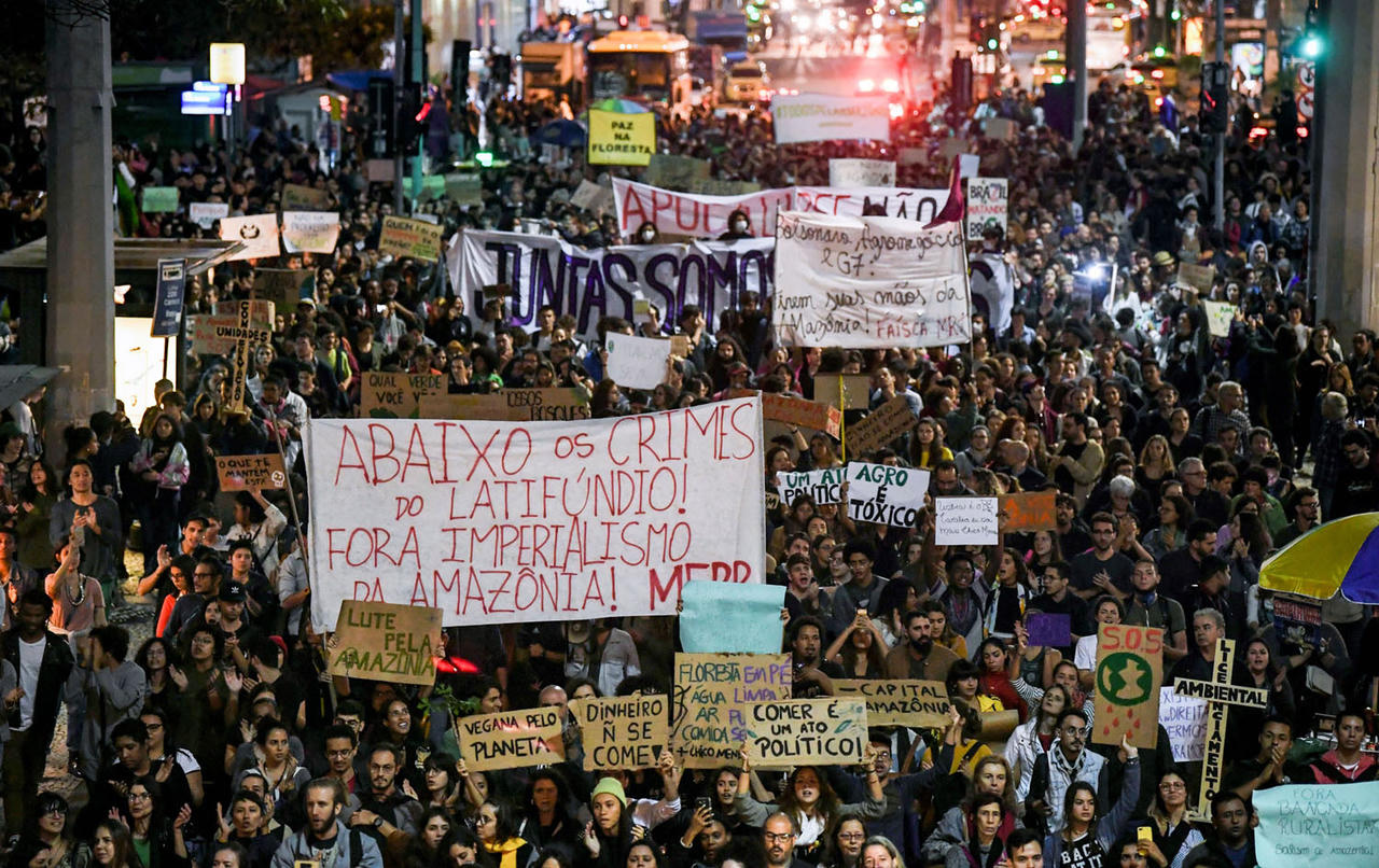 Nhói lòng cảnh Amazon nham nhở hoang tàn trong lửa dữ