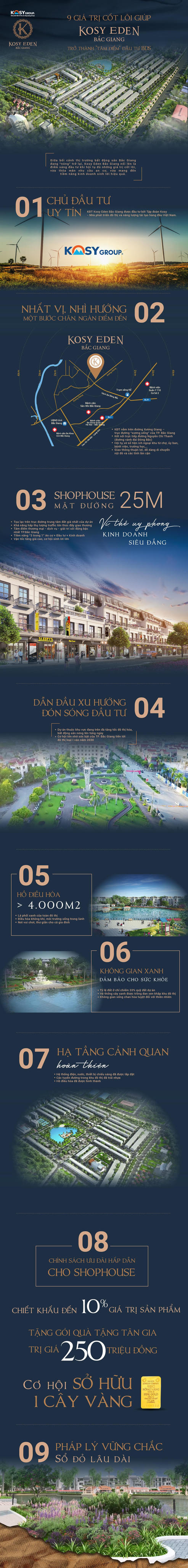 9 giá trị cốt lõi giúp Kosy Eden Bắc Giang thu hút đầu tư