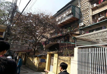 Cháy lớn tại KTT Thanh Xuân Bắc