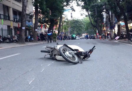 Hà Nội: “Xe điên” gây tai nạn liên hoàn trên phố