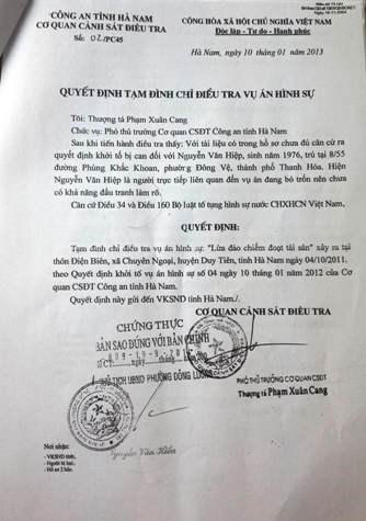 Vụ án cây sưa giả ở Hà Nam nghi bị cho “chìm xuồng“?