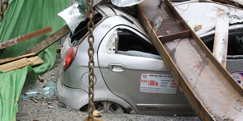 Hé lộ nguyên nhân 80 tấn bê tông đổ sập công trình