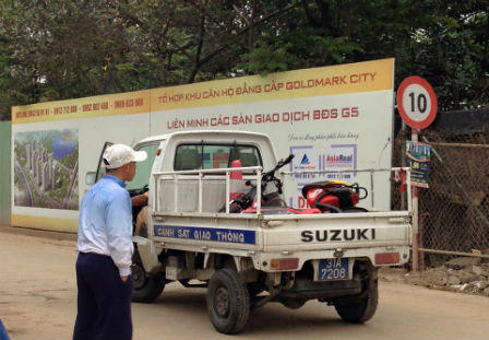 Xe chở đất cho Goldmark City gây tai nạn chết người