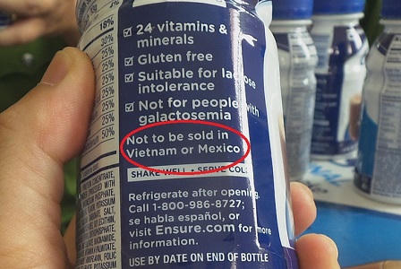 Phát hiện 27.600 chai sữa Ensure không rõ nguồn gốc