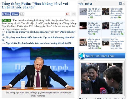 Sự thật tuyên bố của Putin "tiễn khủng bố về với Chúa"