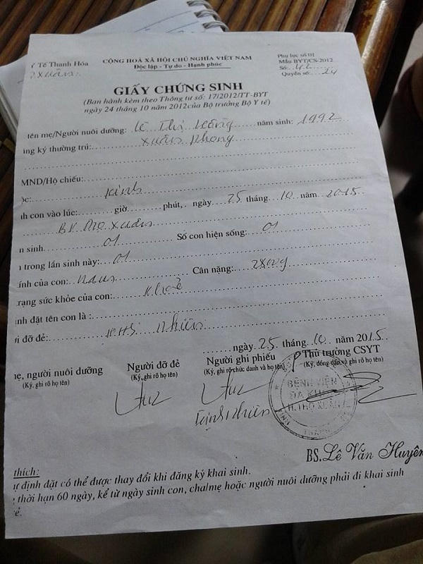 BVĐK Thọ Xuân: Bác sỹ sai quy trình, bé sơ sinh 2 ngày tuổi tử vong?