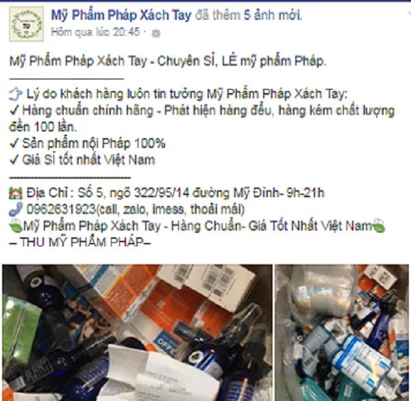 Mỹ phẩm xách tay, thật giả khó lường