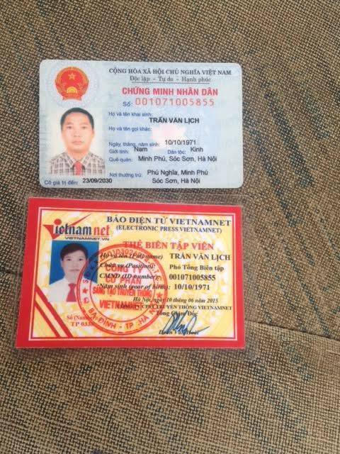 Vi phạm giao thông trình thẻ nhà báo giả