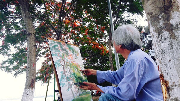 Sắc màu mùa hạ rực rỡ khắp Hà Thành