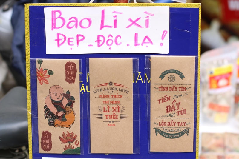 Giới trẻ “phát sốt” vì bao lì xì đẹp, độc, lạ