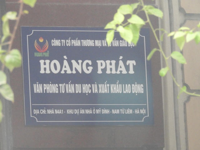 Công ty Hoàng Phát “bẫy” người XKLĐ bằng đơn hàng “kiểu Đại Sứ Quán”