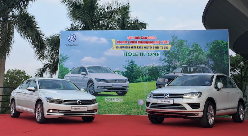 Touareg và Passat BlueMotion 2017 tài trợ chính thức Giải Golf Hole In One