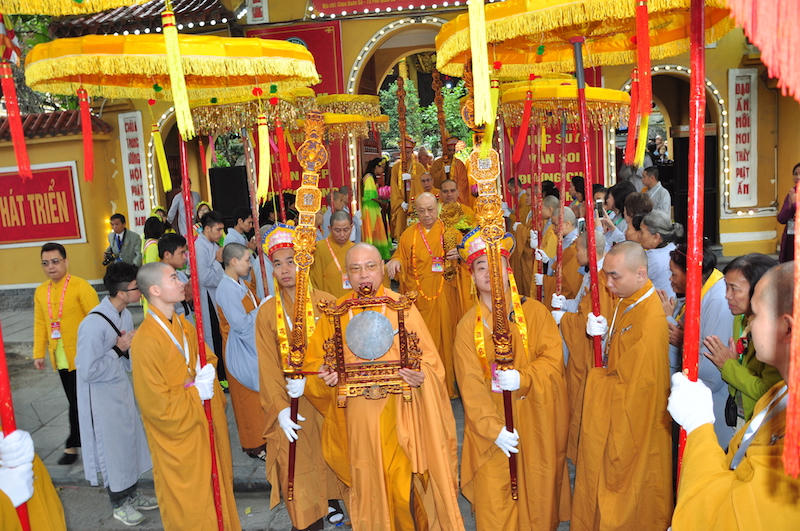 Tưng bừng không khí Đại hội đại biểu Phật giáo toàn quốc lần thứ VIII