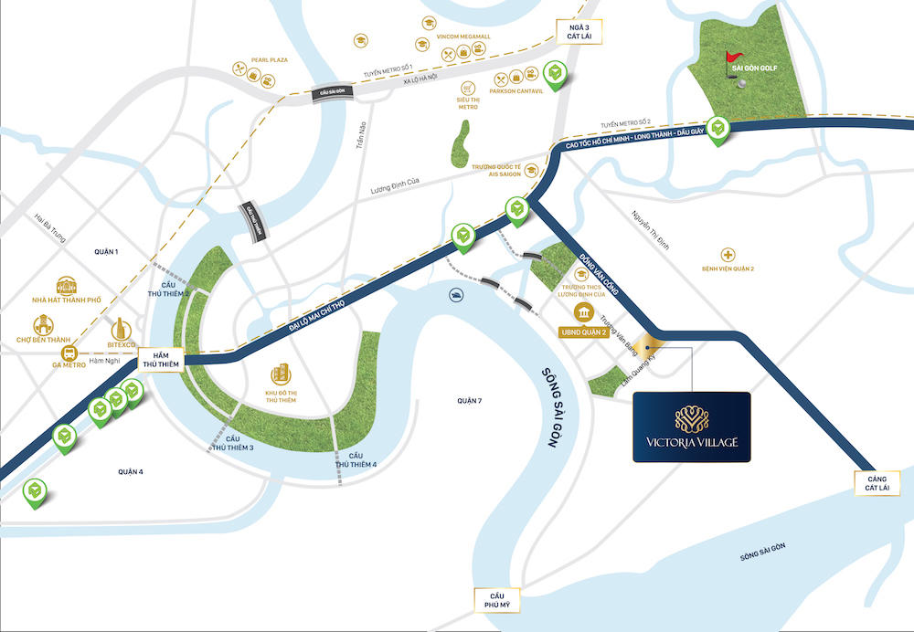 Khu dân cư phức hợp cao cấp Victoria Village “Phố âu” mới tại quận 2, TP.HCM