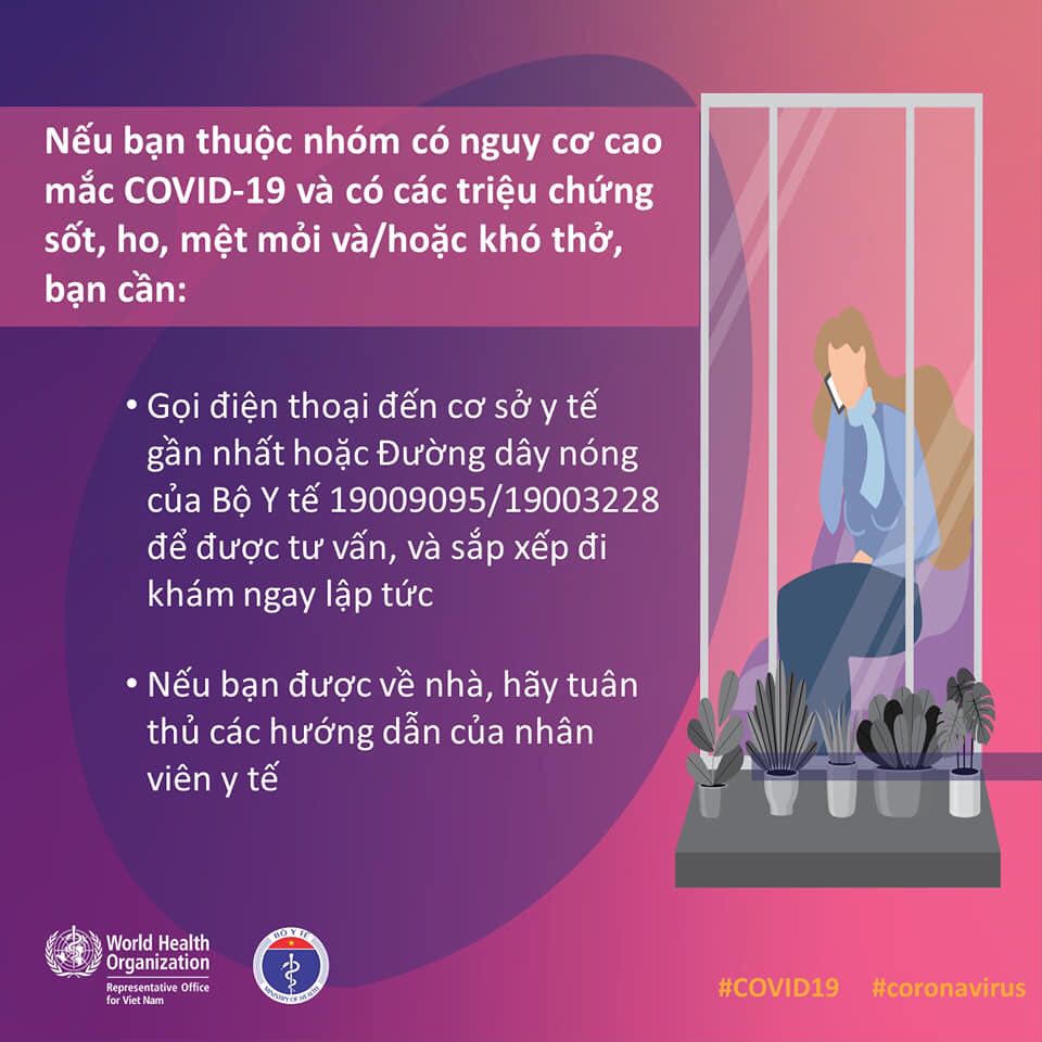 Infographic: Việc cần làm với nhóm người có nguy cơ cao mắc COVID-19 