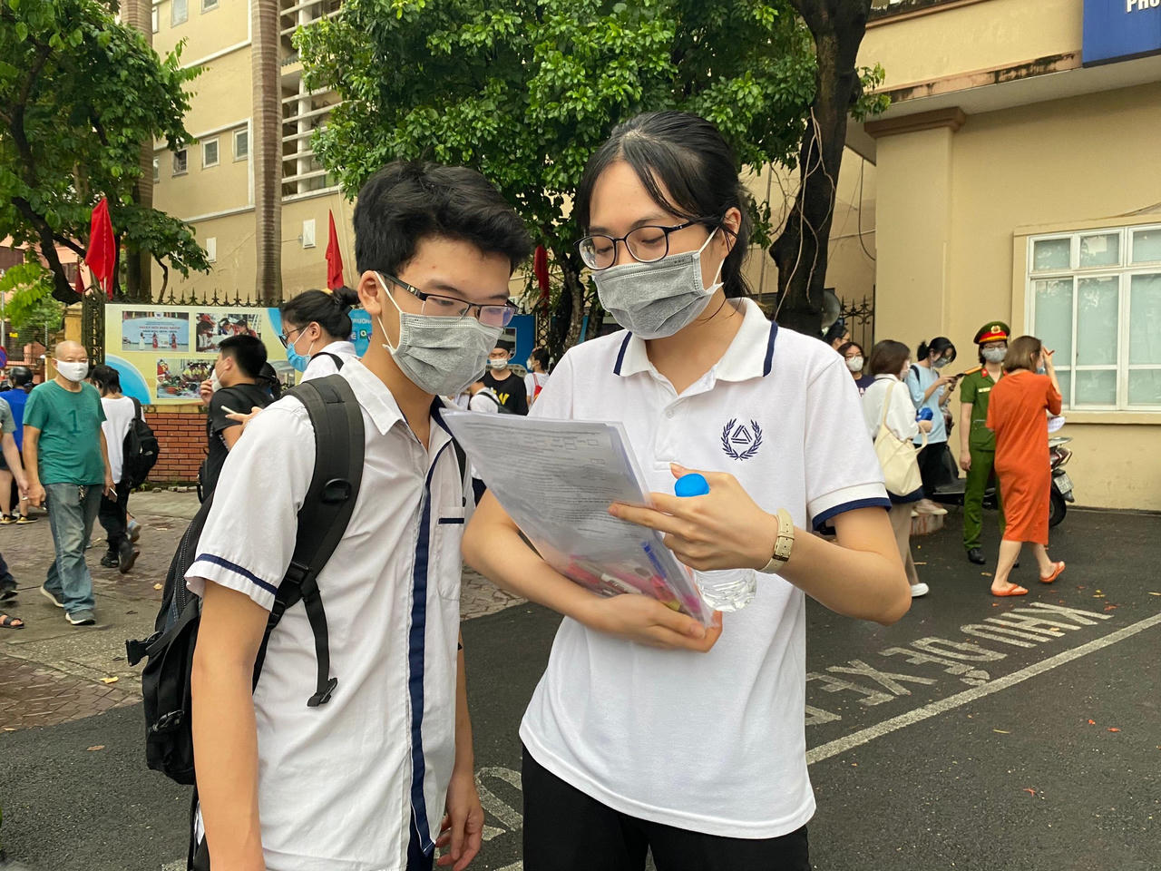 Kết thúc môn Toán, nhiều thí sinh tự tin được 8 điểm trở lên