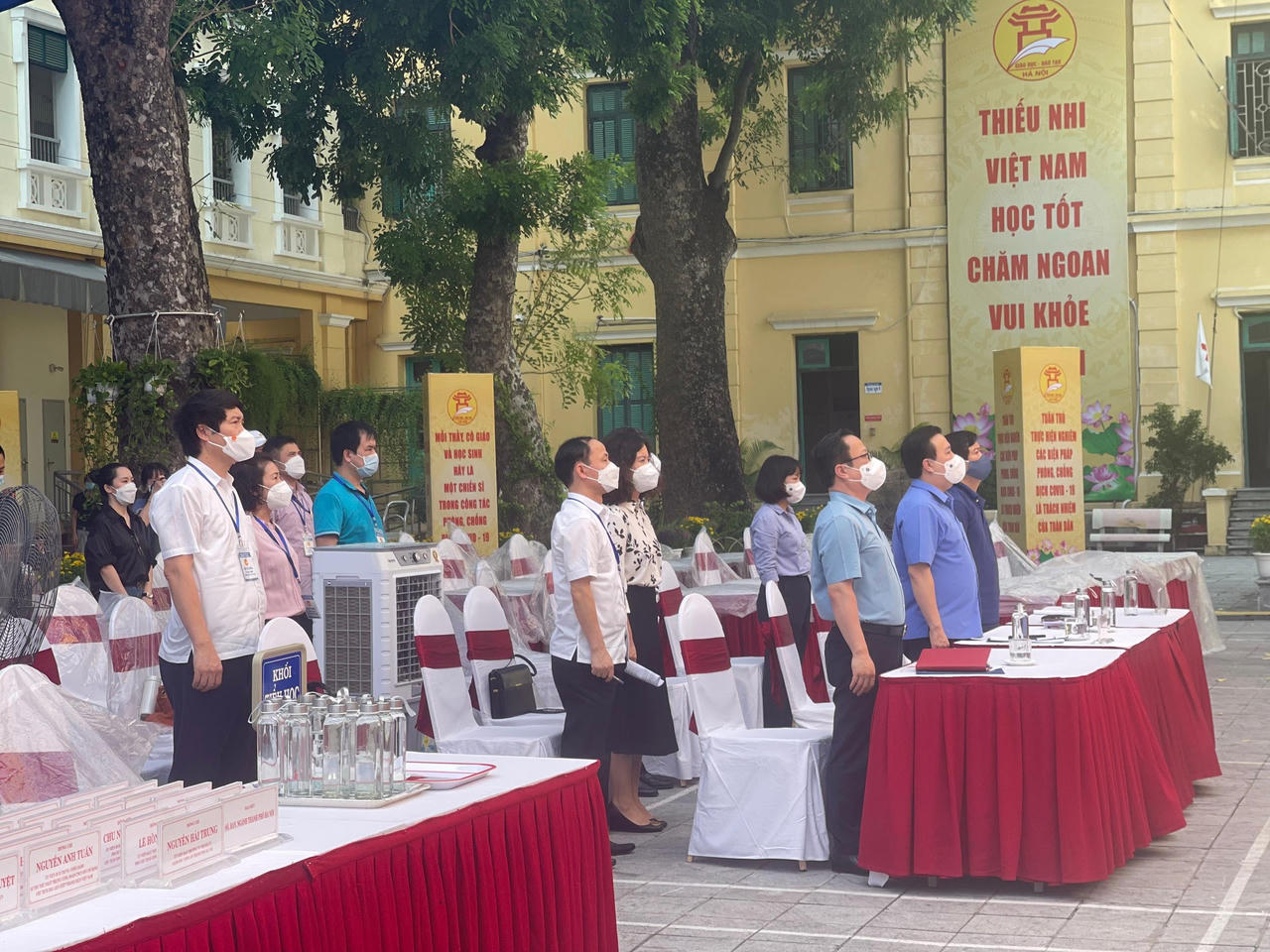 Sẵn sàng cho Lễ khai giảng đặc biệt của Thủ đô năm học 2021-2022