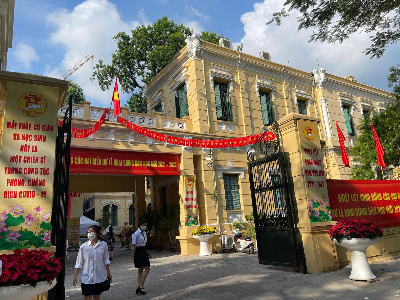 Sẵn sàng cho Lễ khai giảng đặc biệt của Thủ đô năm học 2021-2022