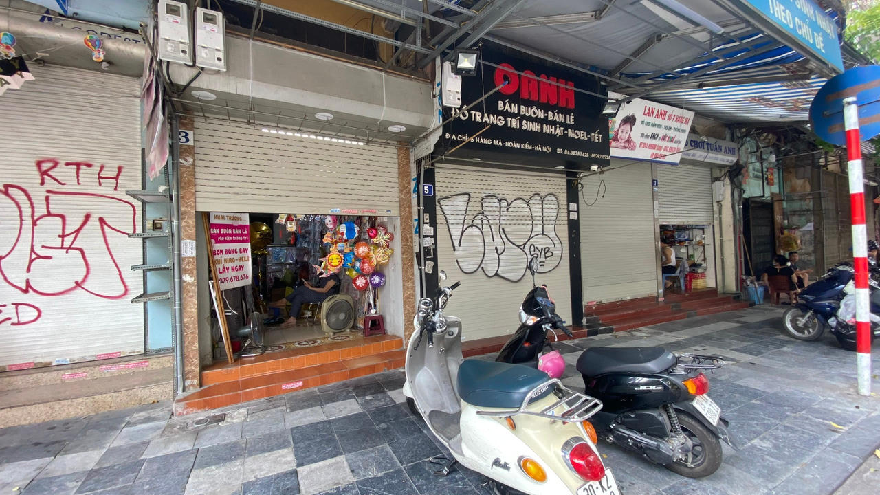 Cảnh lần đầu có trên phố Hàng Mã