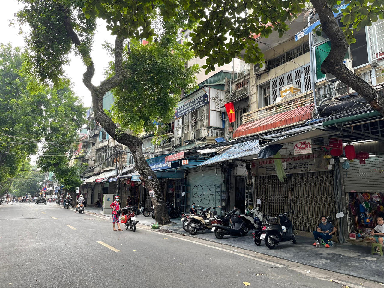 Cảnh lần đầu có trên phố Hàng Mã