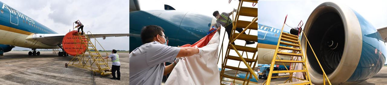 Cận cảnh đội 'chim sắt' Vietnam Airlines rục rịch chuẩn bị cất cánh trở lại