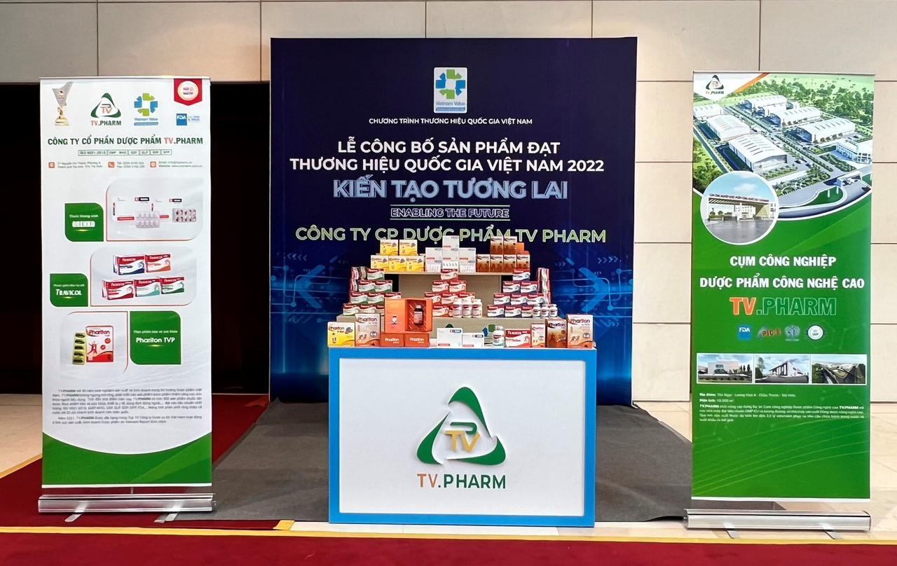 TV.PHARM thương hiệu tiêu biểu được vinh danh Thương hiệu Quốc gia năm 2022 