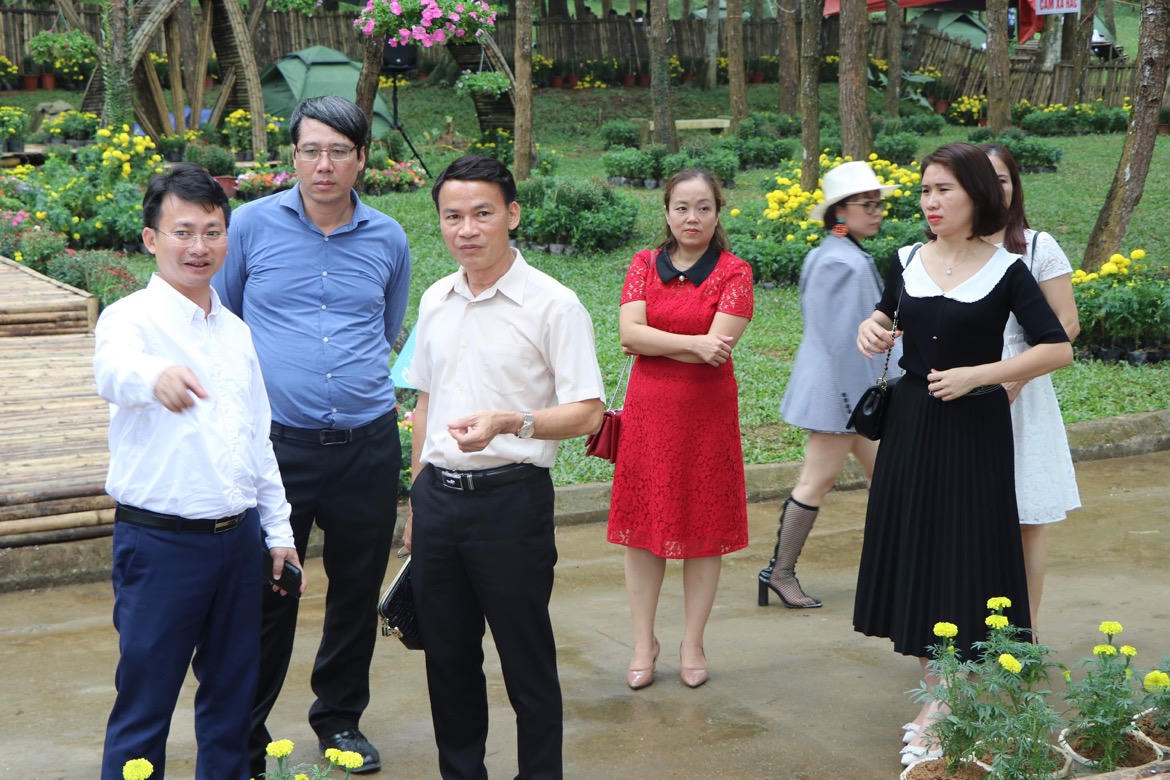 Du khách đổ về Medi Thiên Sơn chiêm ngưỡng Lễ hội hoa cúc