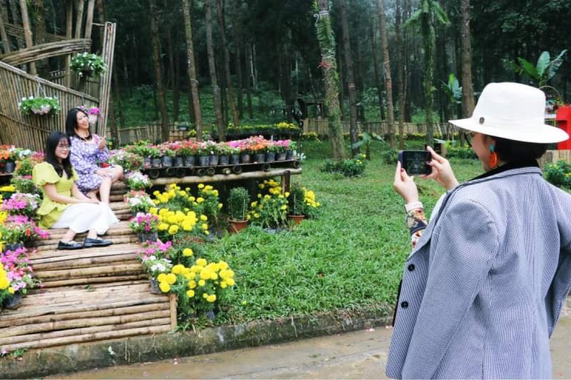 Du khách đổ về Medi Thiên Sơn chiêm ngưỡng Lễ hội hoa cúc