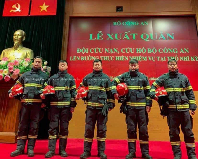 Bộ Công an xuất quân sang hỗ trợ Thổ Nhĩ Kỳ khắc phục thảm hoạ động đất