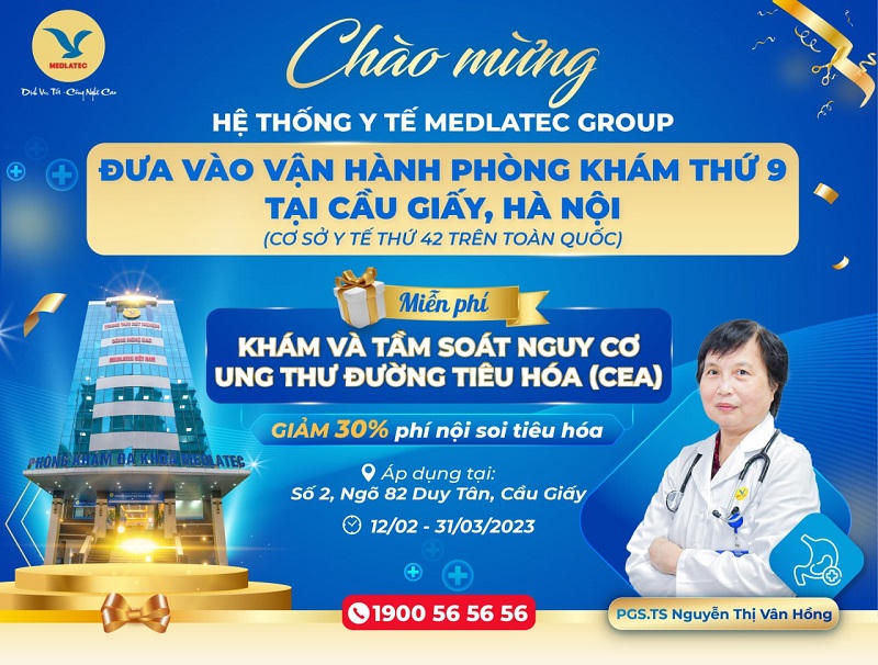 Phòng khám Đa khoa MEDLATEC tại Cầu Giấy, Hà Nội - Cơ sở phục vụ khám chữa bệnh chất lượng cao