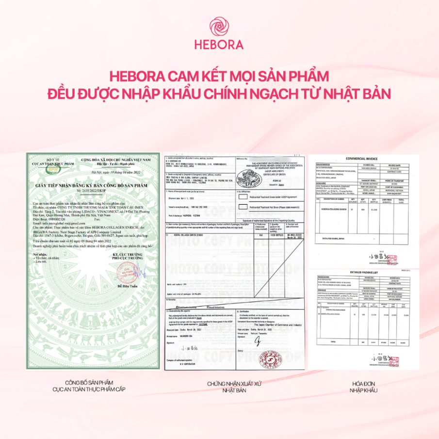 Thương hiệu Hebora cảnh báo khách hàng trước vấn nạn hàng giả