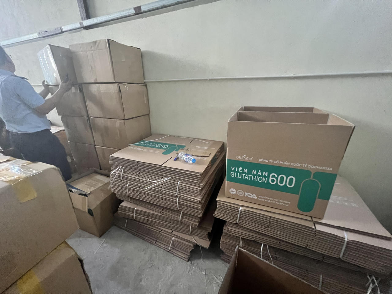 Phát hiện và bắt giữ lô viên nám Glutathion 600 có dấu hiệu làm giả 