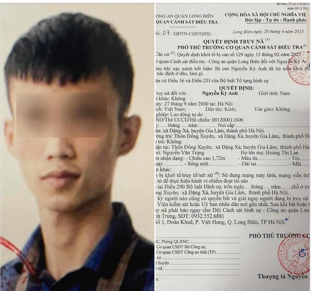 Truy nã đối tượng chiếm đoạt 300 triệu đồng của sếp