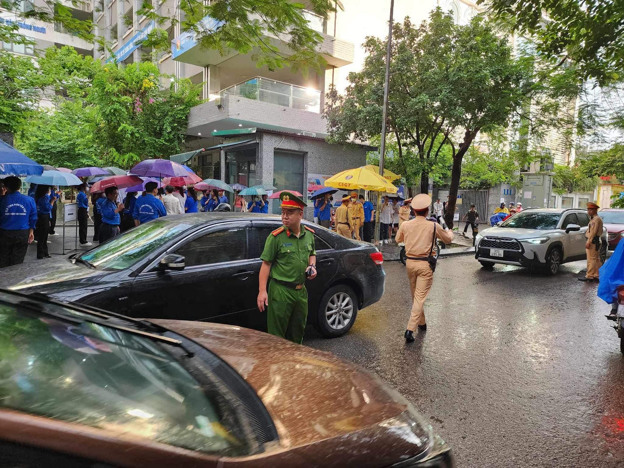 Sáng nay không thí sinh nào ở Hà Nội lỡ thi vì lý do giao thông