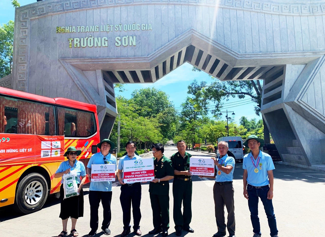 Dược phẩm TV.PHARM với chuỗi thiện hạnh an sinh về nguồn, tri ân 27/7