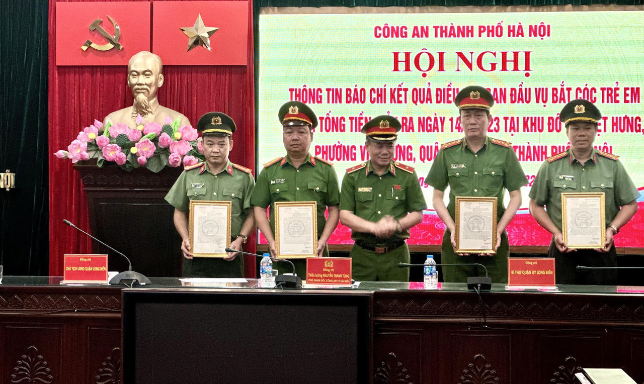 Công an Hà Nội họp báo "Vụ bắt cóc trẻ em đòi tiền chuộc 15 tỷ": Rất manh động và tinh vi