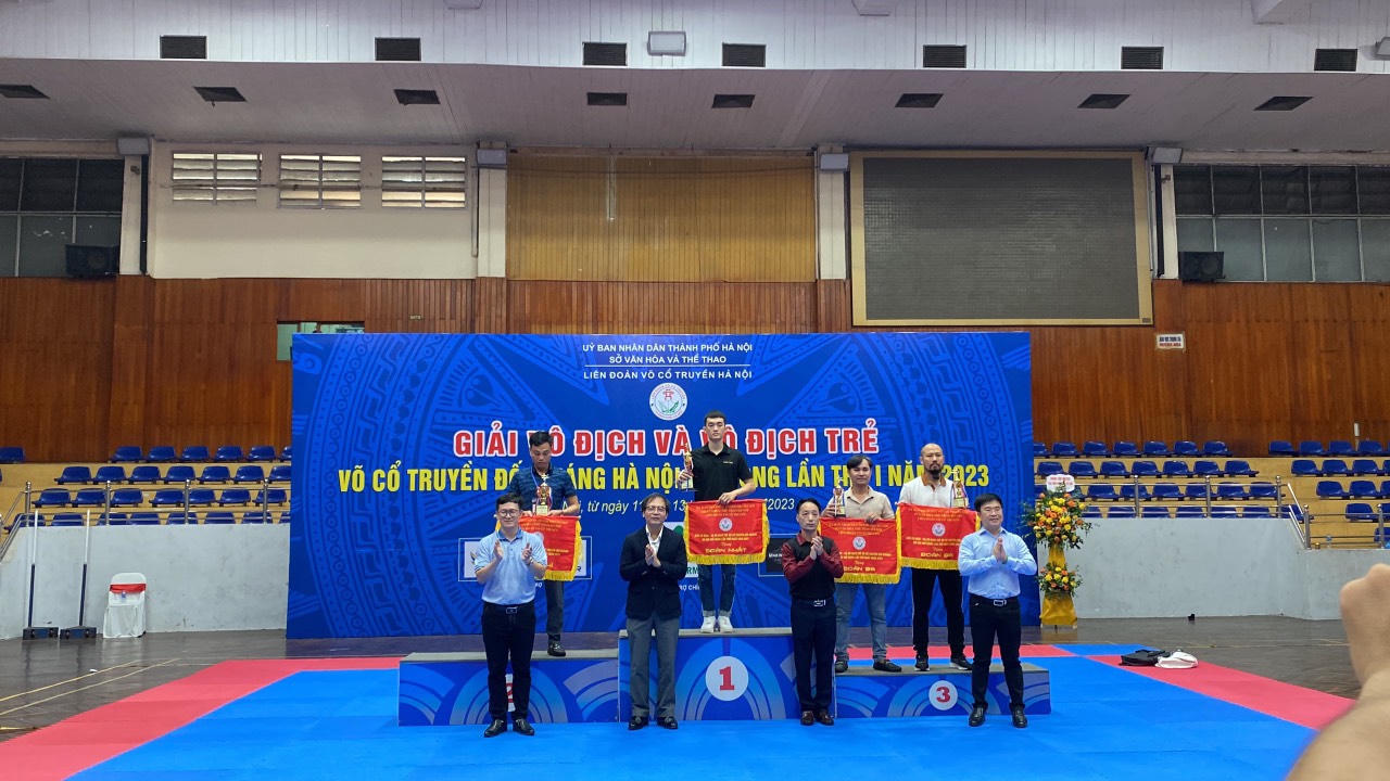 Dược phẩm AIKYA - TV.PHARM đồng hành Giải vô địch và vô địch trẻ Võ cổ truyền đối kháng Hà Nội 