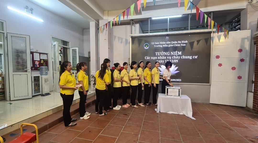 Xúc động phút Hà Nội tưởng niệm 56 nạn nhân tử vong vụ cháy chung cư mini phố Khương Hạ