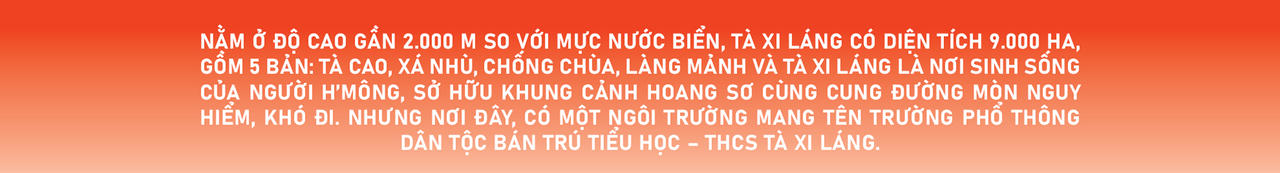Những người thầy miệt mài “gieo chữ ” trên đỉnh Tà Xi Láng