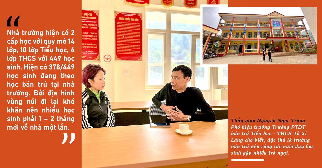 Những người thầy miệt mài “gieo chữ ” trên đỉnh Tà Xi Láng